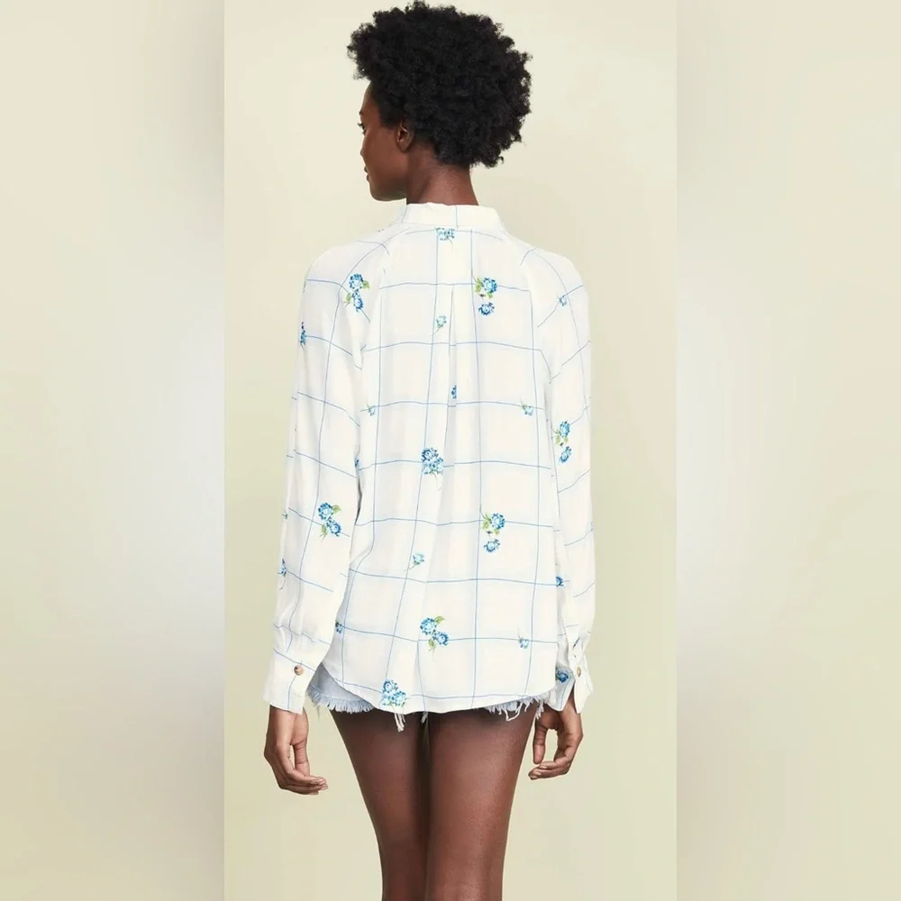 Free People Window to‎ My Heart Button Down Sz S